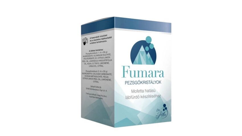 Lábfej zsibbadás kezelése a Fumara Pezsgőkristályokkal